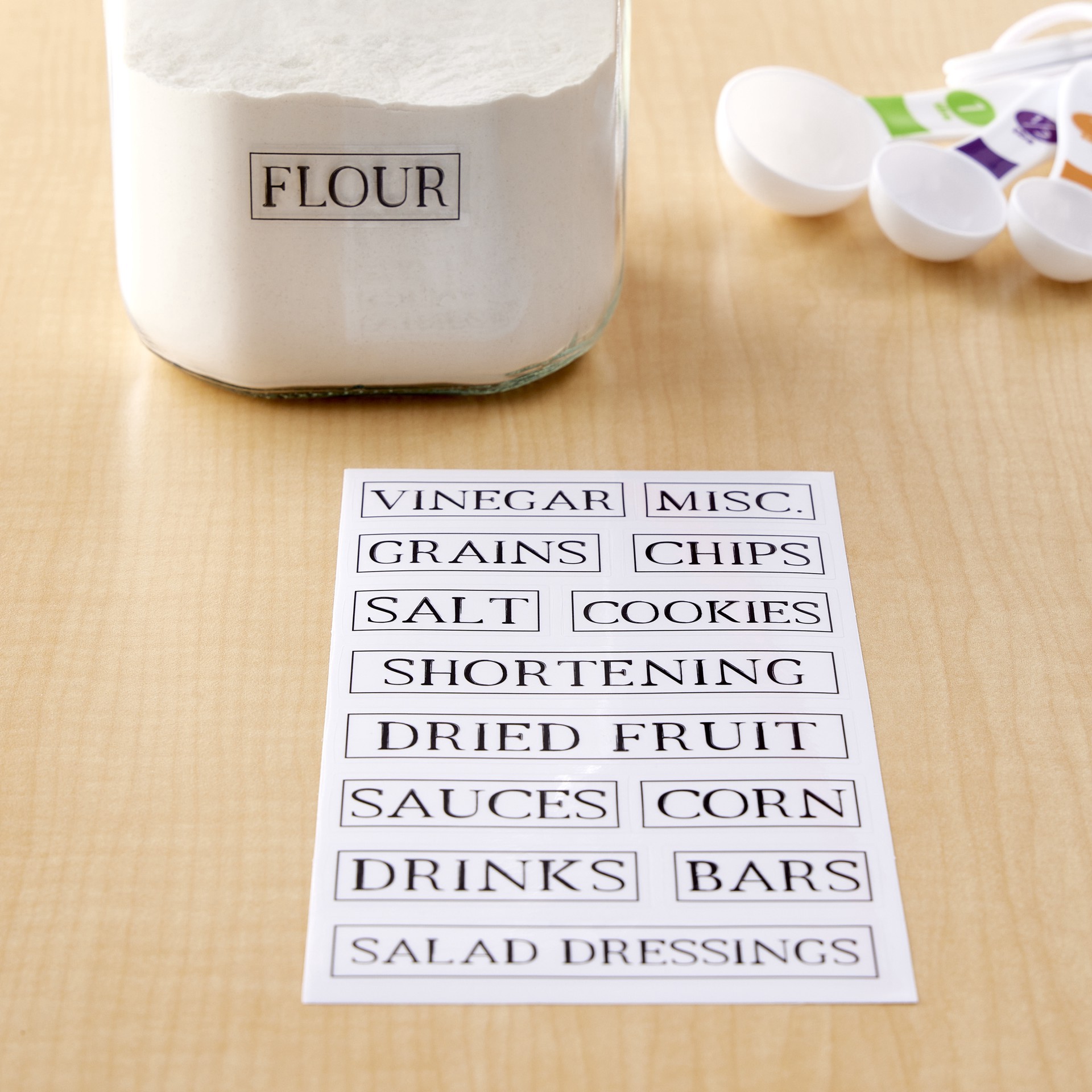 slide 4 of 6, Clear Rectangle Household Label Stickers By Recollections, 3.88 in x 7 in