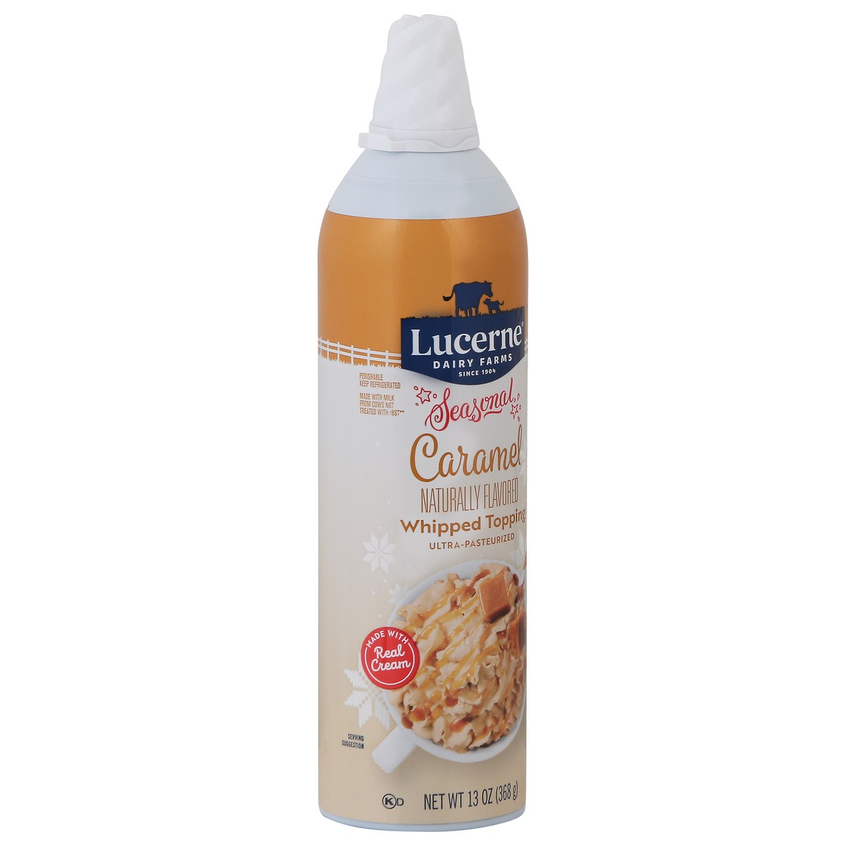 slide 4 of 4, Lucerne Whipped Topping Caramel Aero - 13 OZ, 13 oz