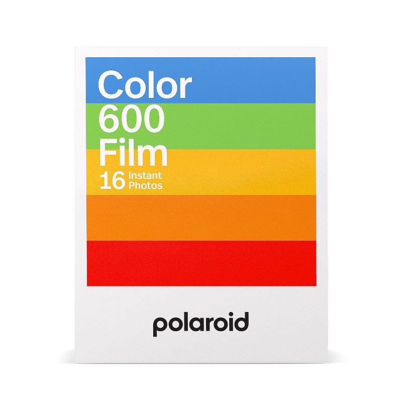 slide 2 of 6, Polaroid Color Film for 600 - Double Pack: Instant Camera Film, ISO 600, 16 Total Exposures, 1 ct