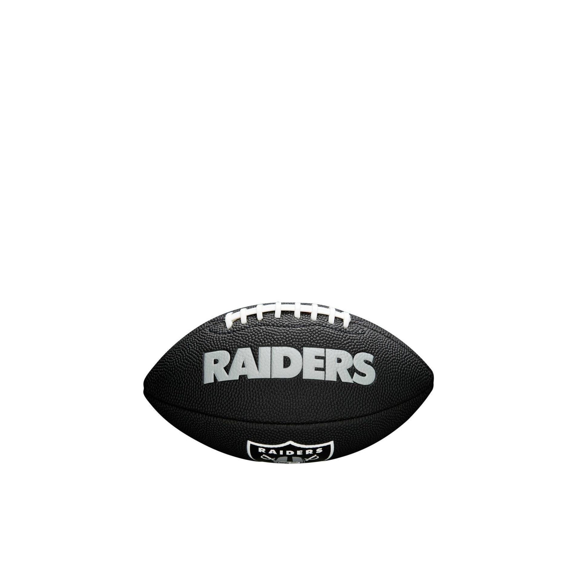 slide 1 of 3, NFL Oakland Raiders Mini Soft Touch Football, 1 ct