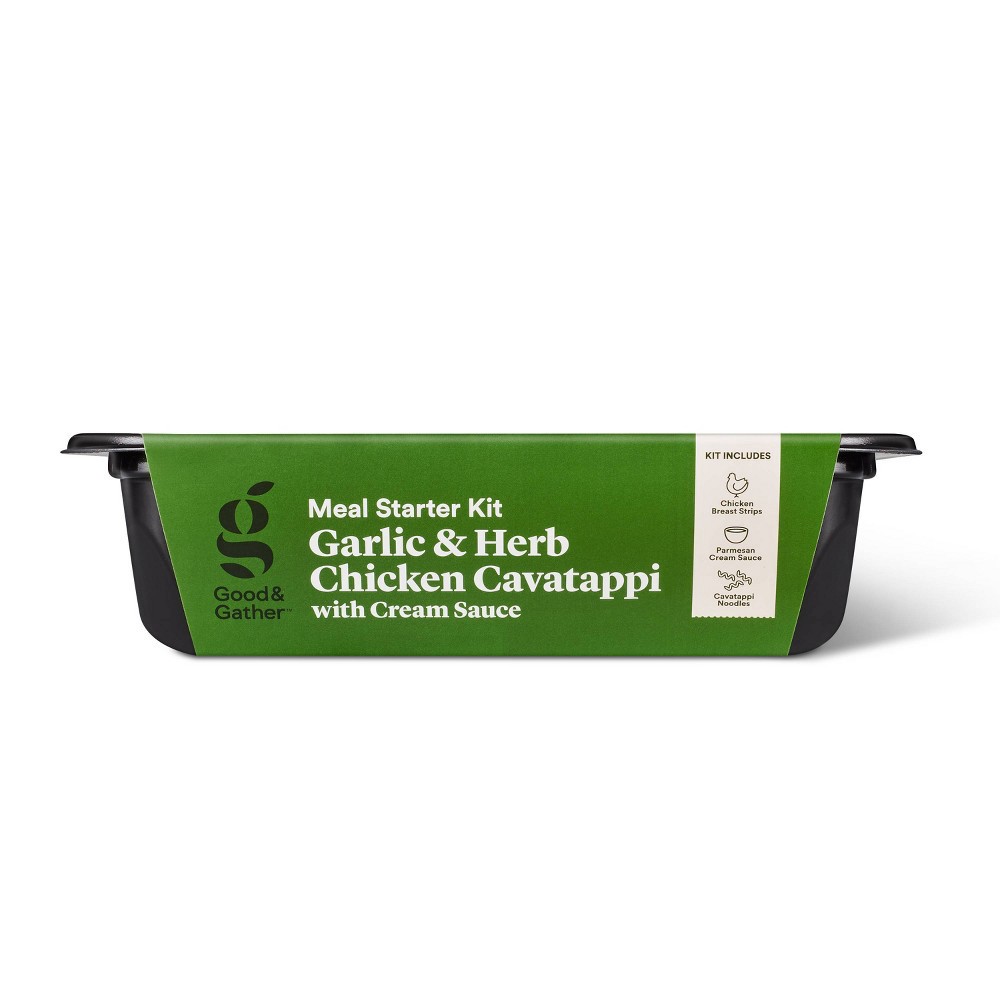 slide 2 of 4, Garlic & Herb Chicken Cavatappi Meal Starter Kit - 23oz - Good & Gather, 23 oz