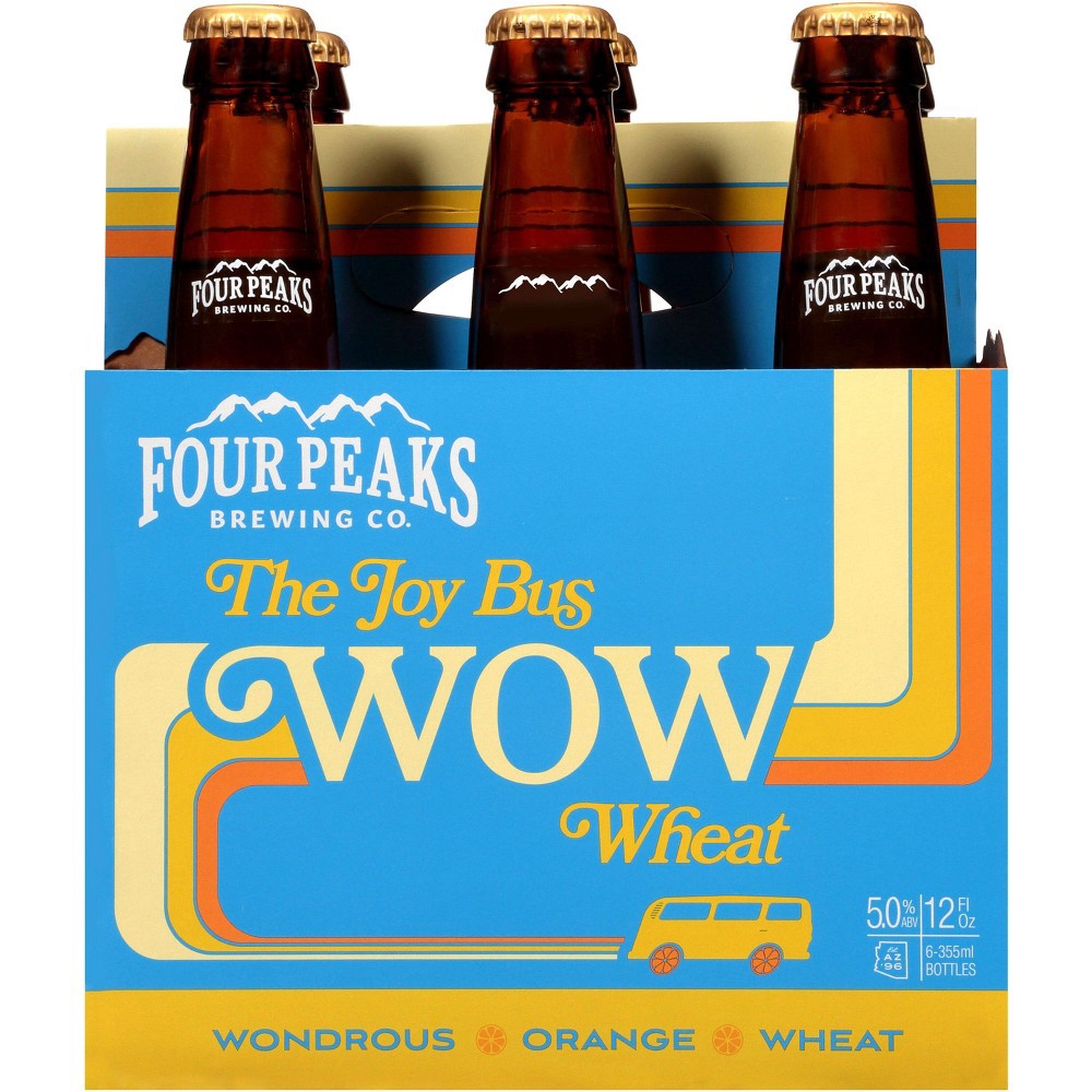 slide 4 of 4, Four Peaks Brewing Company Four Peaks The Joy Bus WOW Wheat Beer - 6pk/12 fl oz Bottles, 6 ct; 12 fl oz