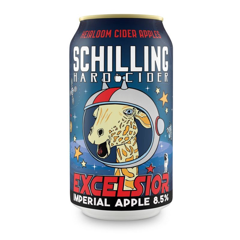 slide 2 of 2, Schilling Hard Cider Schilling Excelsior Imperial Apple Hard Cider - 6pk/12 fl oz Cans, 6 ct; 12 fl oz