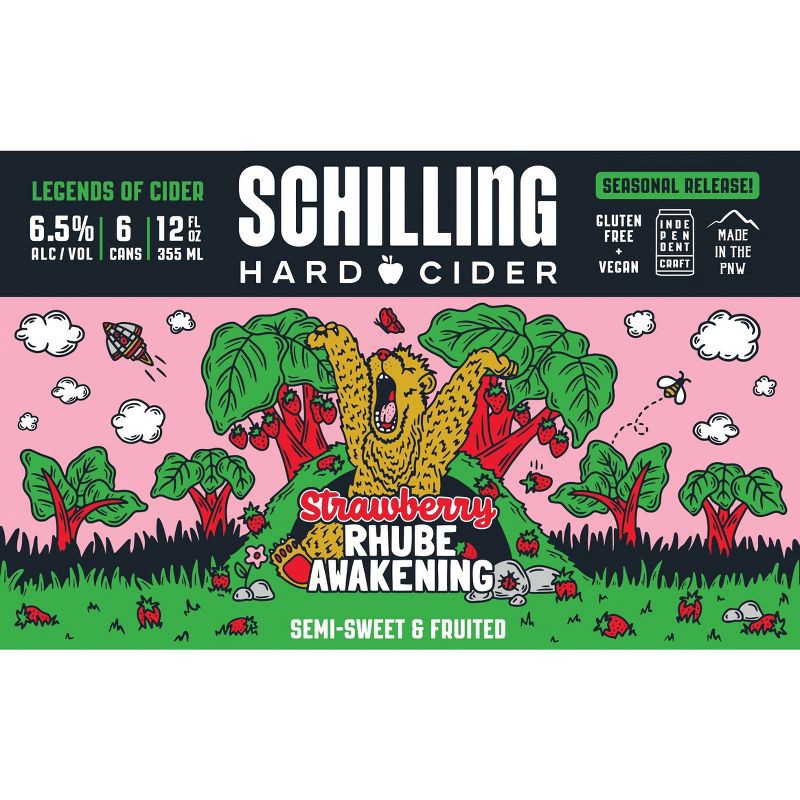 slide 3 of 4, Schilling Hard Cider Seasonal Rotator Cider Series - 6pk/12 fl oz Cans, 6 ct; 12 fl oz