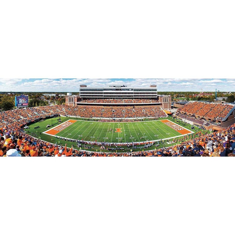 slide 2 of 3, NCAA Illinois Fighting Illini Pano Puzzle 1000pc, 1000 ct