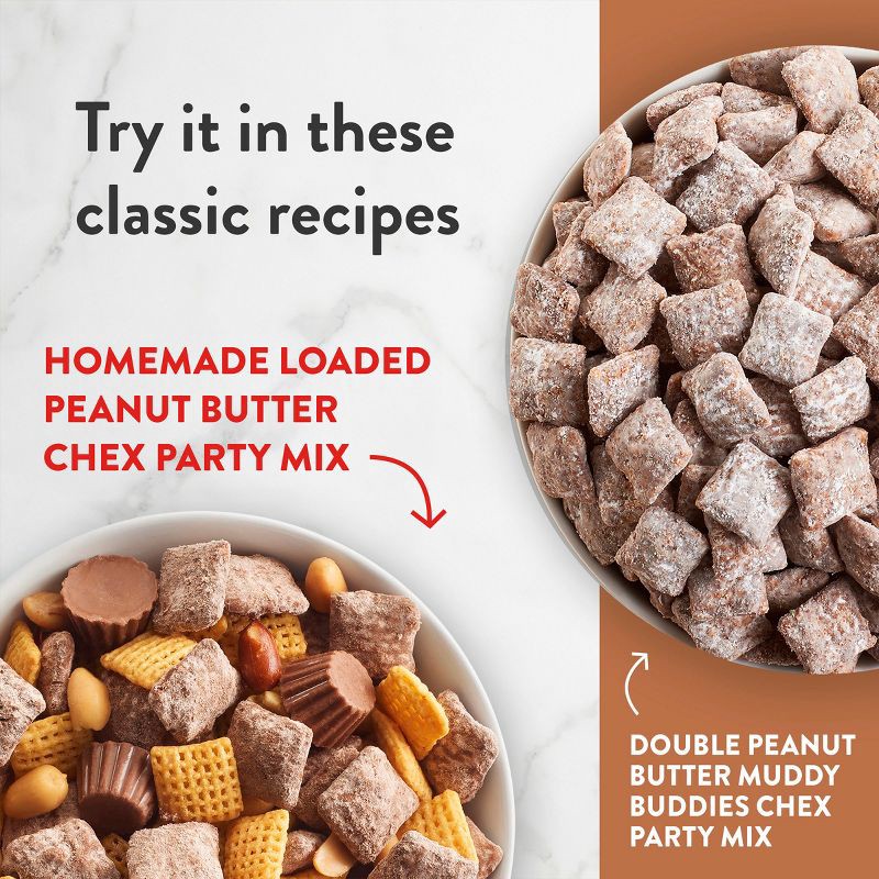 slide 5 of 8, Chex Peanut Butter Gluten-Free Breakfast Cereal - 12.2oz - General Mills, 12.2 oz