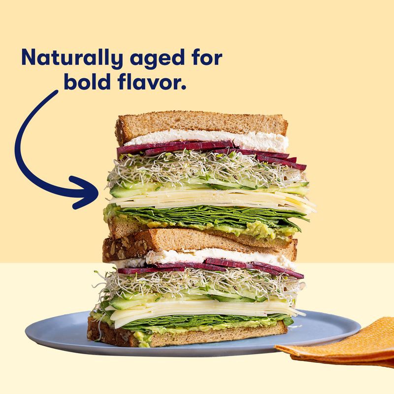 slide 3 of 7, Tillamook Medium White Cheddar Thin Cheese Slices - 8oz/16 slices, 8 oz