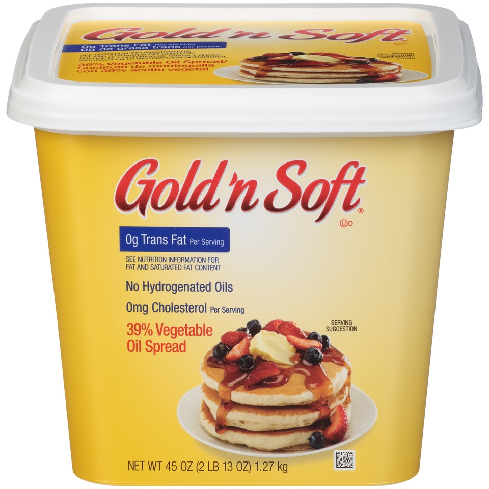 slide 1 of 8, Gold 'n Soft 39% Vegetable Oil Spread, 45 oz