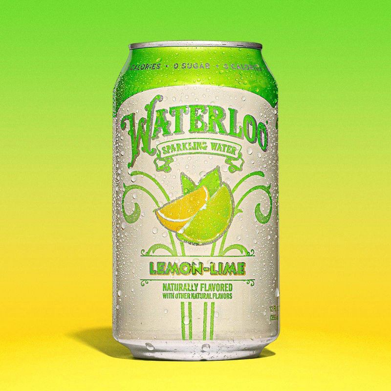 slide 5 of 5, Waterloo Sparkling Water Waterloo Lemon-Lime Sparkling Water - 8pk/12 fl oz Cans, 8 ct; 12 fl oz