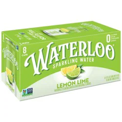 Waterloo Sparkling Water Waterloo Lemon-Lime Sparkling Water - 8pk/12 fl oz Cans
