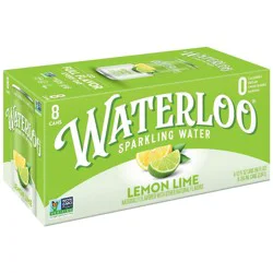 Waterloo Sparkling Water Waterloo Lemon-Lime Sparkling Water - 8pk/12 fl oz Cans