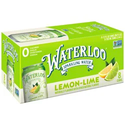 Waterloo Sparkling Water Waterloo Lemon-Lime Sparkling Water - 8pk/12 fl oz Cans