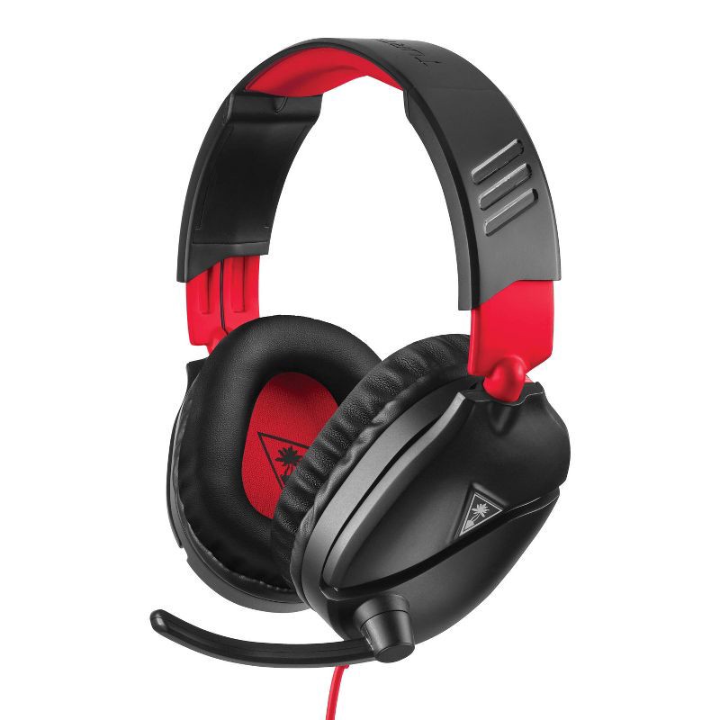 slide 6 of 10, Turtle Beach Recon 70 Wired Gaming Headset for Nintendo Switch/Xbox One/Series X|S/PlayStation 4/5 - Red/Black, 1 ct