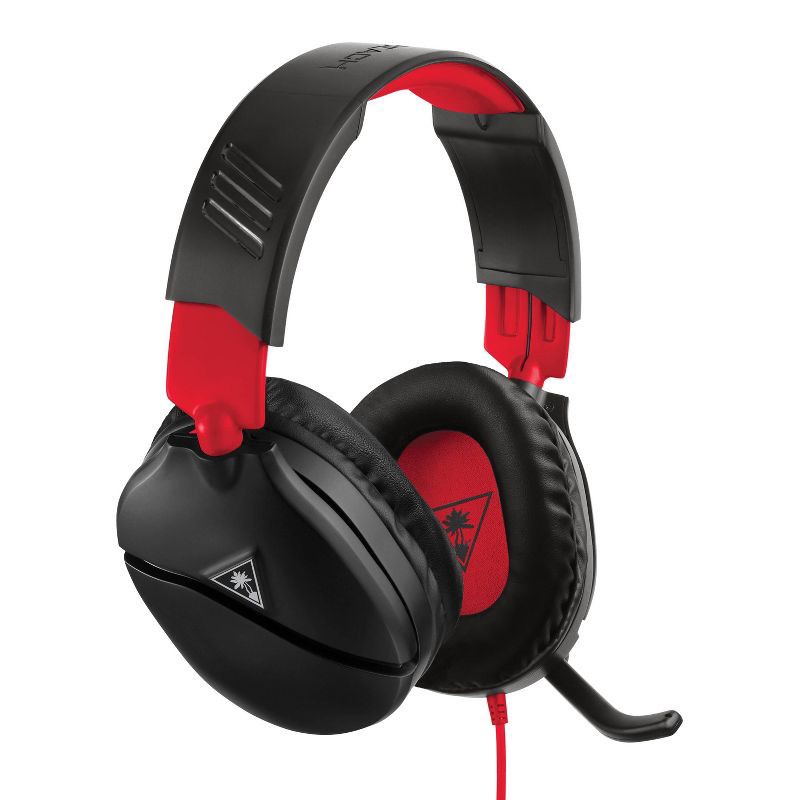 slide 1 of 10, Turtle Beach Recon 70 Wired Gaming Headset for Nintendo Switch/Xbox One/Series X|S/PlayStation 4/5 - Red/Black, 1 ct