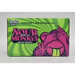 Victory Brewing Company Victory Sour Monkey Tripel Beer - 6pk/12 fl oz Cans