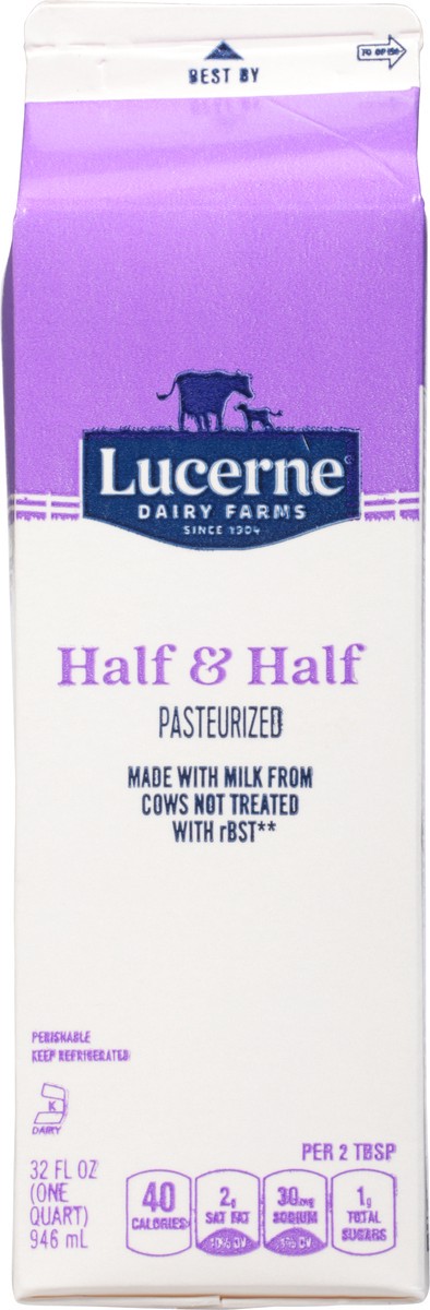 slide 3 of 9, Lucerne Dairy Farms Half and Half, 32 oz