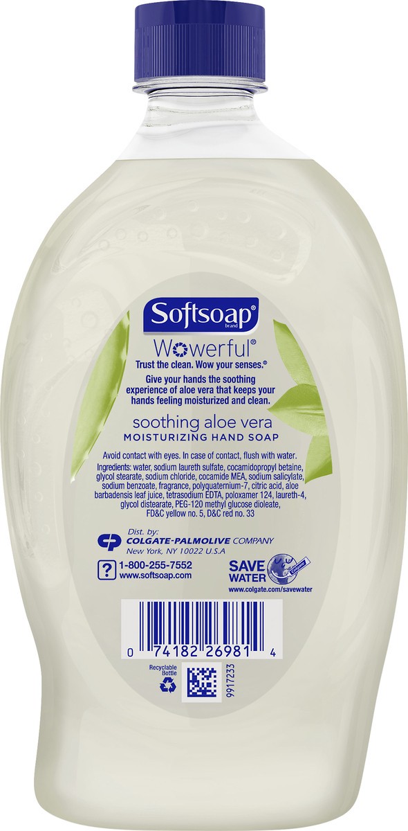 slide 2 of 4, Softsoap Hand Soap Aloe Vera Refill, 32 oz