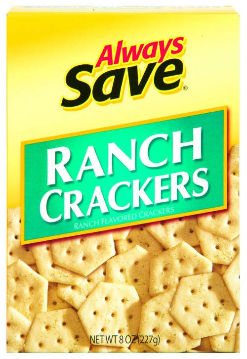 slide 1 of 1, Always Save Ranch Crackers, 8 oz