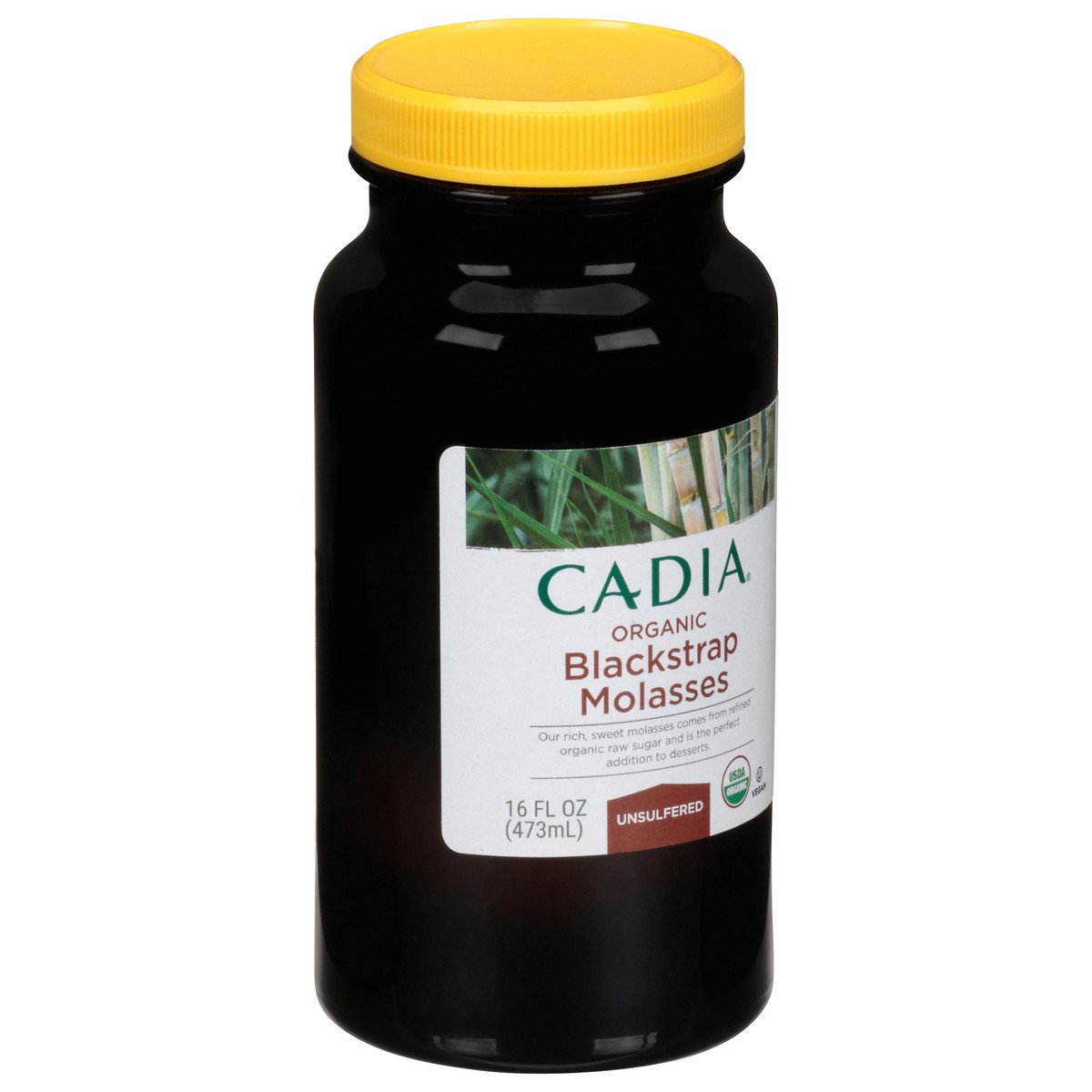 slide 11 of 13, Cadia Unsulfered Organic Blackstrap Molasses 16 fl oz, 16 fl oz