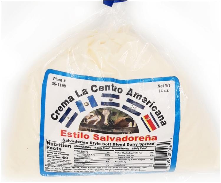 slide 1 of 1, La Centro Americana Lca Crm Salvadr Bolsa, 14 oz