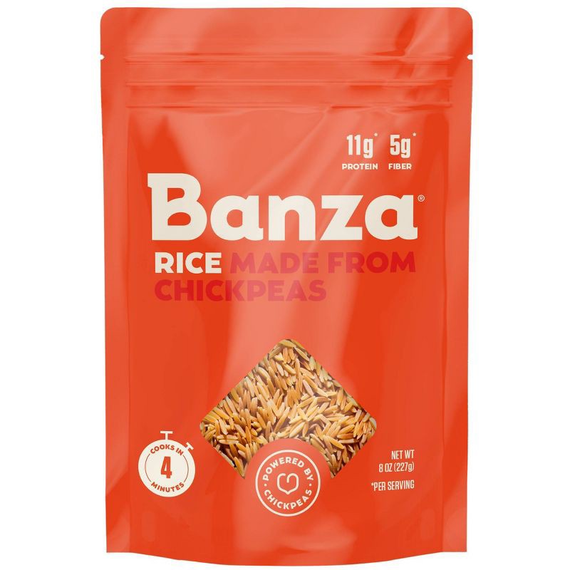 slide 1 of 8, Banza Chickpea Rice - 8oz, 8 oz