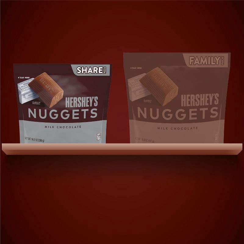 slide 8 of 8, Hershey's Nuggets Share Size Milk Chocolate Candy - 10.2oz, 10.2 oz