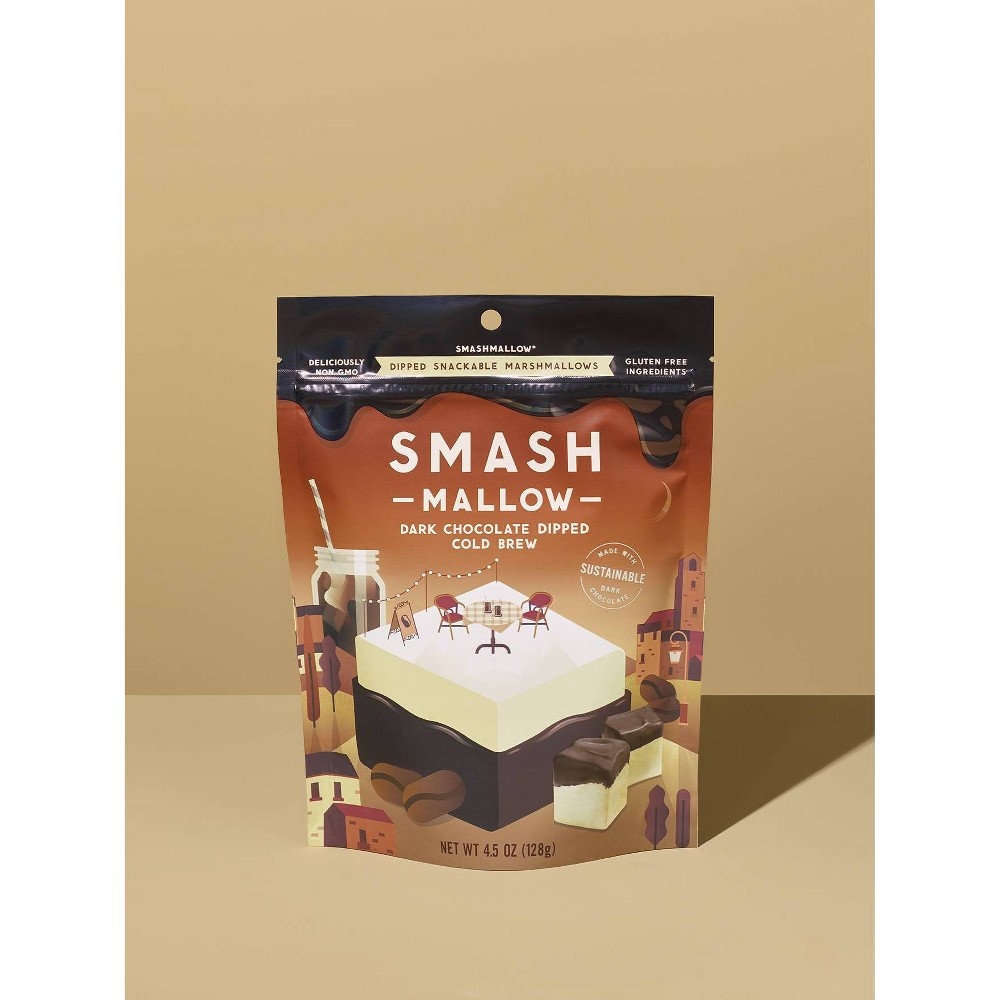 slide 3 of 3, SmashMallow Dipped Cold Brew Snackable Marshmallow - 4.5oz, 4.5 oz