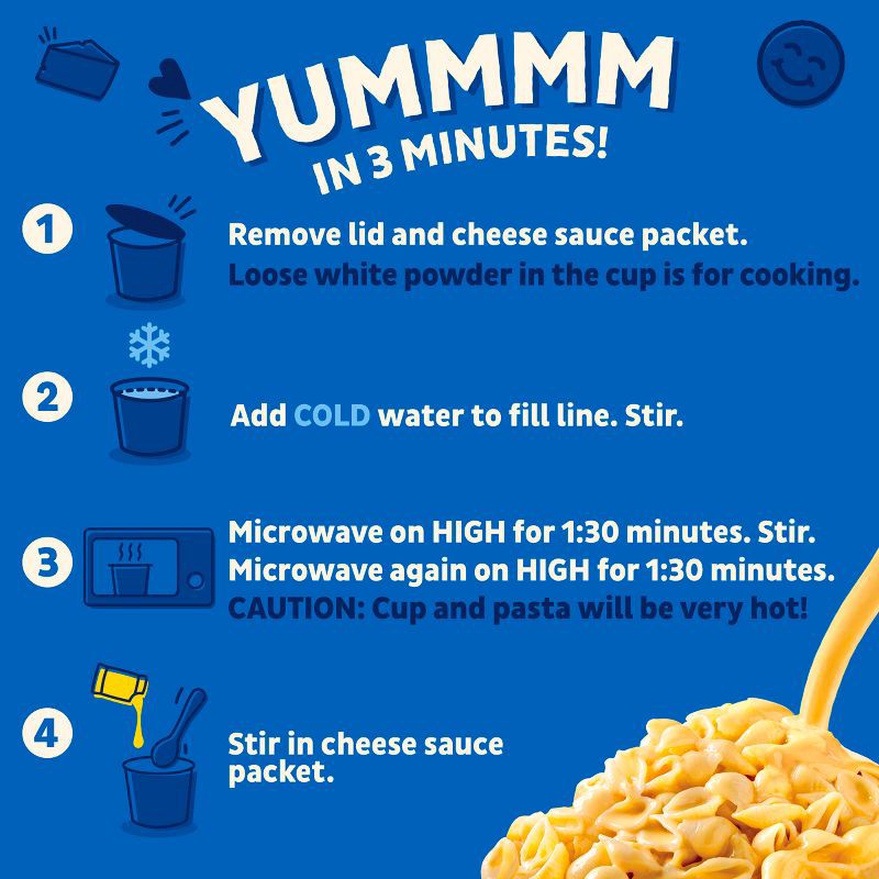 slide 5 of 6, Annie's Deluxe Rich & Creamy Classic Cheddar Mac and Cheese Microwavable Cups - 10.4oz/4pk, 4 ct; 10.4 oz