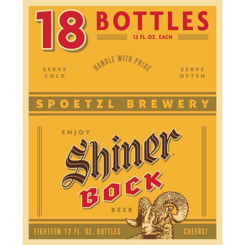 slide 10 of 11, Shiner Bock Beer - 18pk/12 fl oz Cans, 18 ct; 12 fl oz