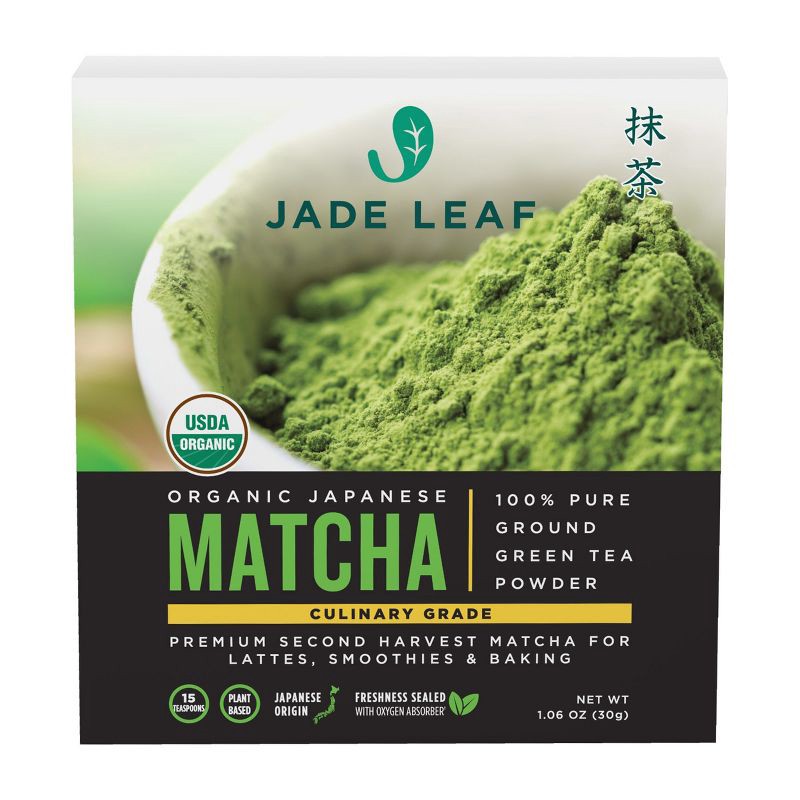 slide 1 of 5, Jade Leaf Matcha Jade Leaf Organic Classic Culinary Japanese Matcha Green Tea Powder Mix - 1oz, 1 oz