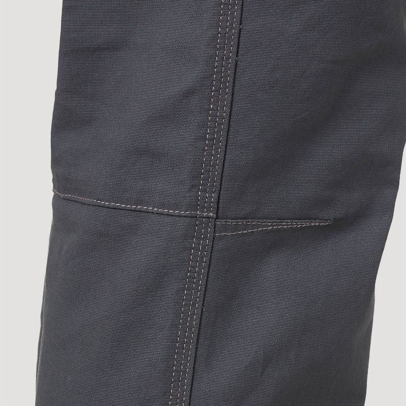 slide 6 of 8, Wrangler Men's ATG Canvas Straight Fit Slim 5-Pocket Pants - Anthracite/Dark Gray 36x32, 1 ct