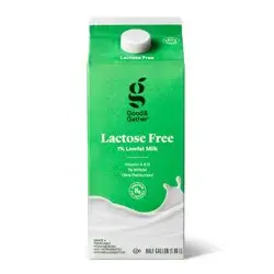 Lactose Free 1% Milk - 0.5gal - Good & Gather™
