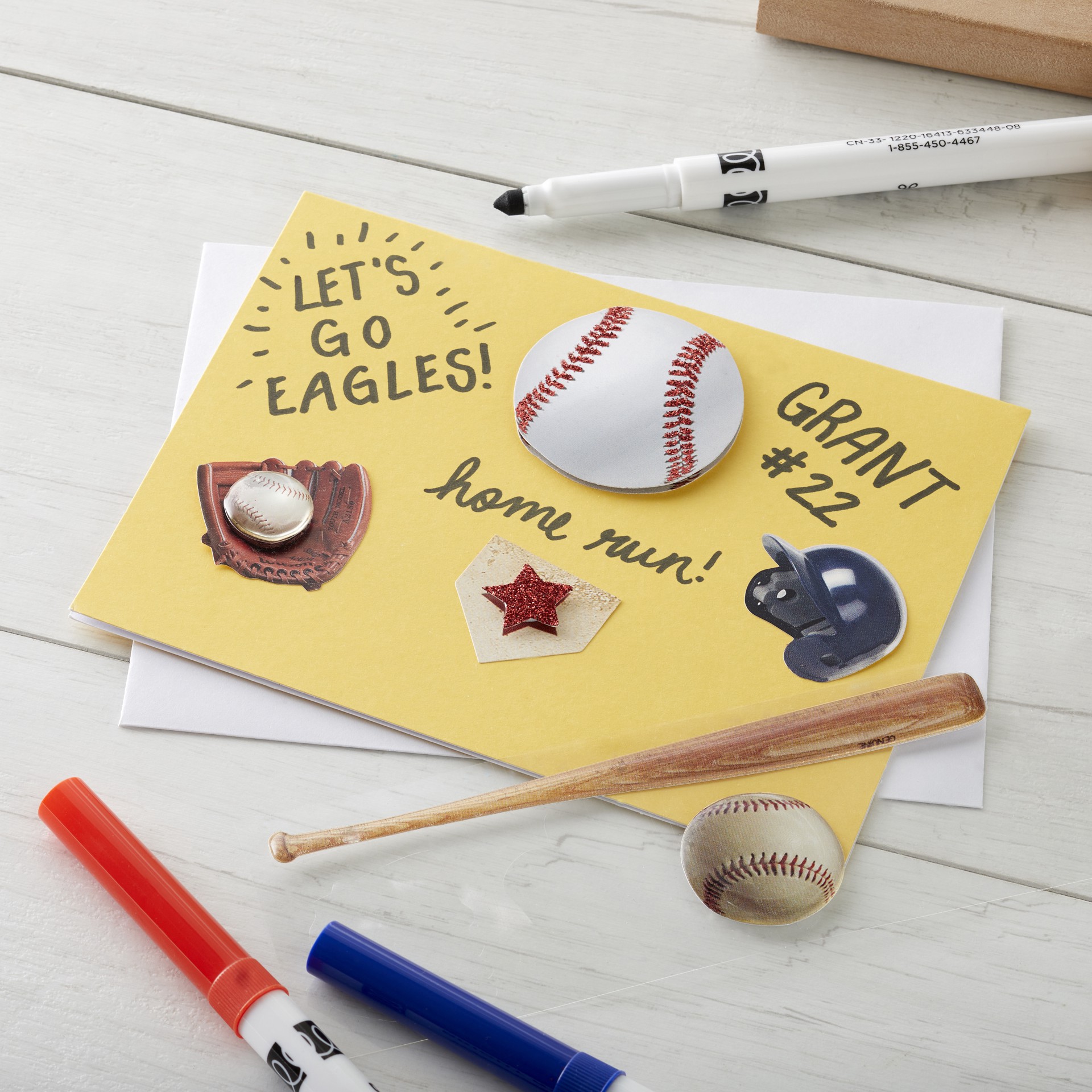 slide 3 of 6, Baseball Icons Dimensional Stickers By Recollections, 2 in x 6.875 in