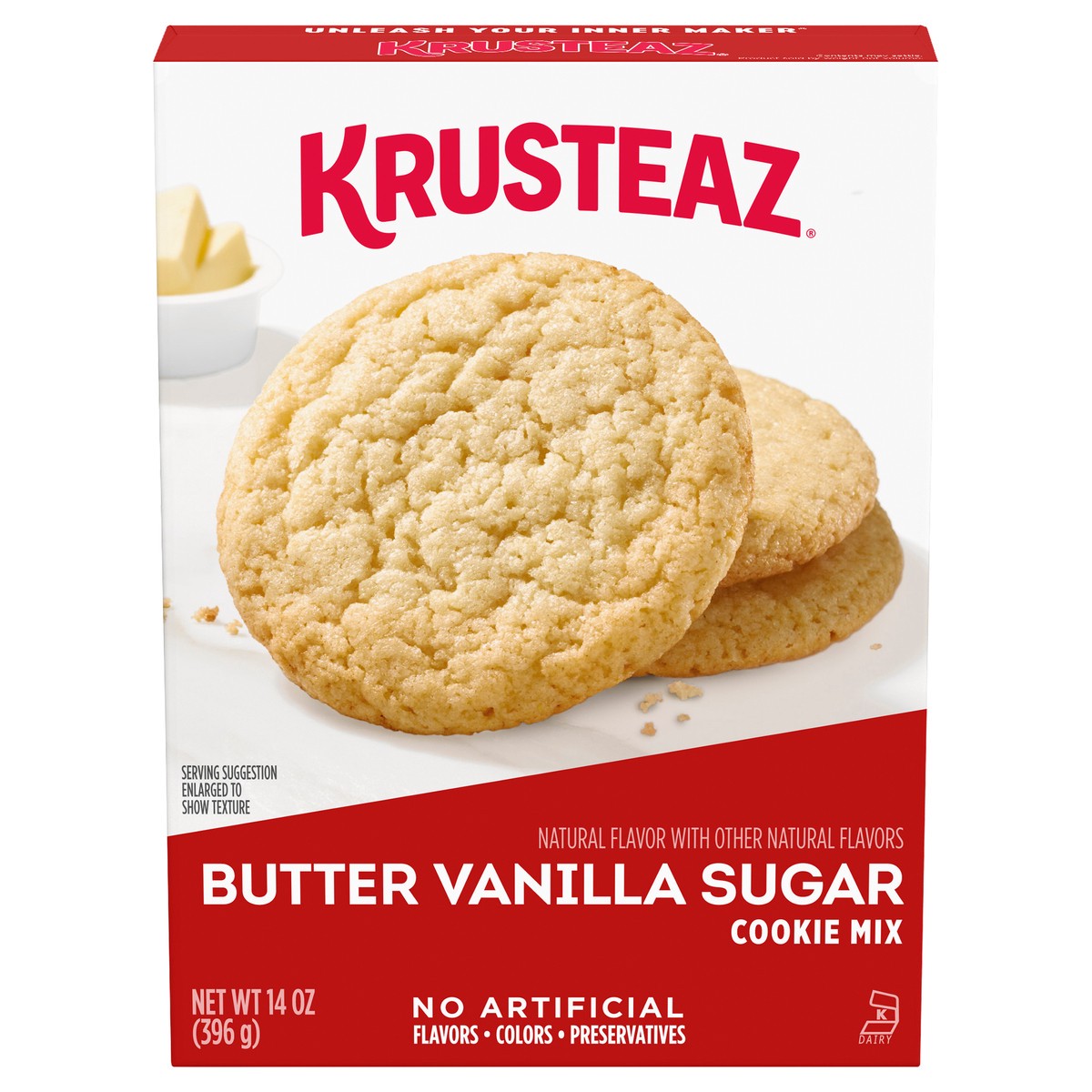 slide 1 of 13, Krusteaz Cookie Mix, 14 oz