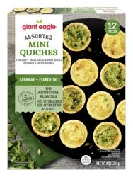 Giant Eagle Mini Quiche Assorted