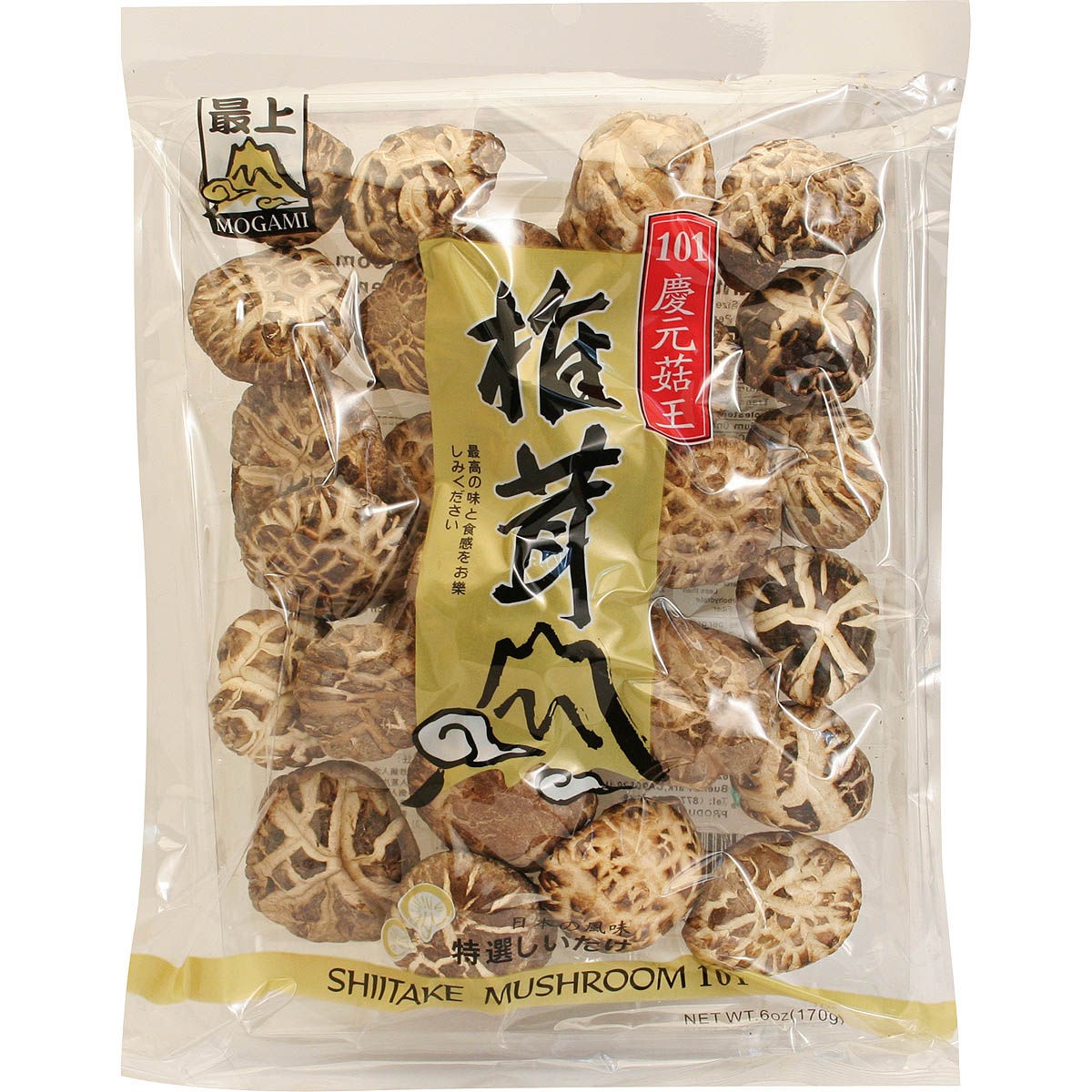 slide 1 of 1, Mogami Dried Mushroom-bag, 6 oz