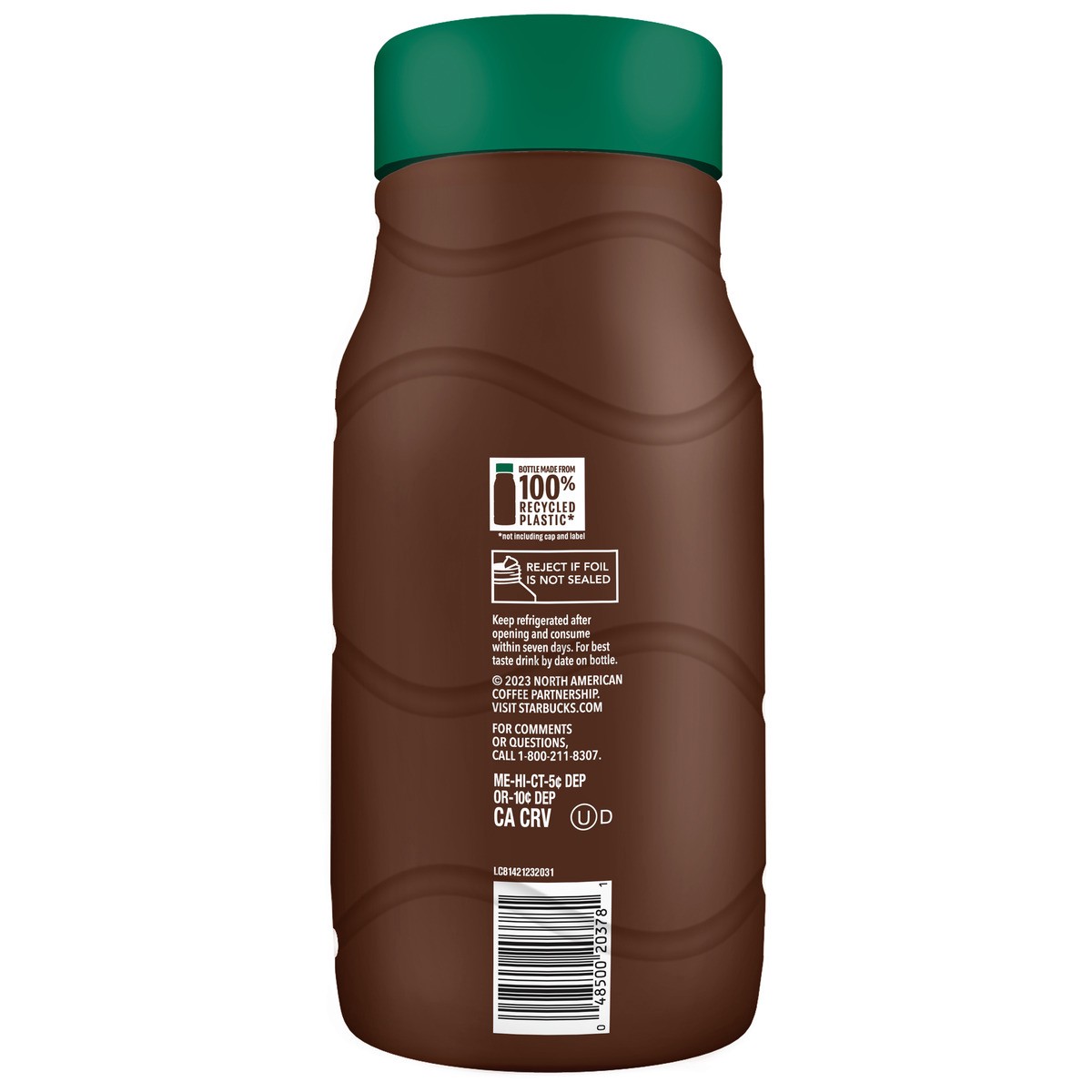 slide 3 of 7, Starbucks Coffee Beverage, Premium, Black, Unsweet, Cold Brew, 40 fl oz