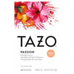 Tazo Passion Herbal Tea- 20 ct