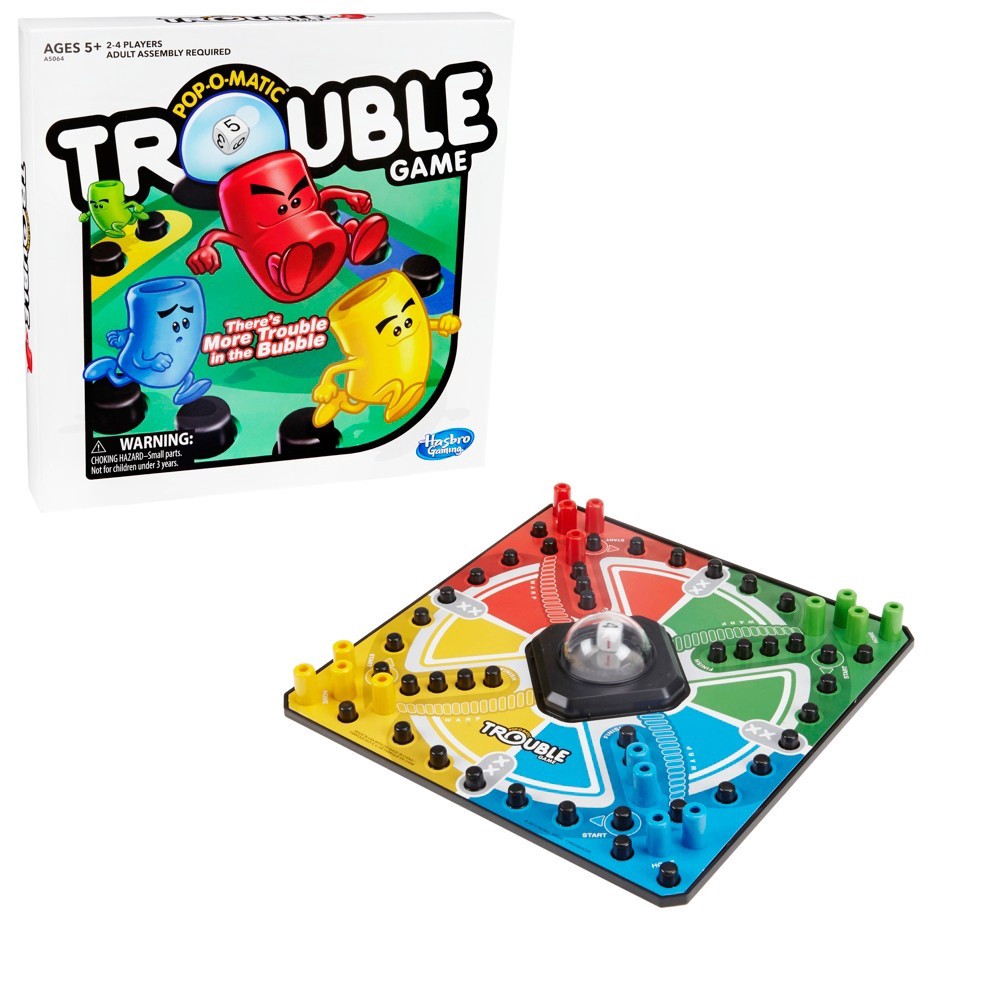 slide 3 of 3, Hasbro Pop-O-Matic Trouble Game, 1 ct