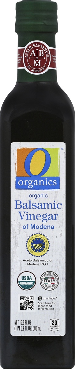 slide 2 of 2, O Organics Organic Vinegar Balsamic Vinegar of Modena, 16.9 fl oz