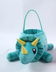 Meijer Corporate Seasonal Dinosaur Shaped Plush Basket