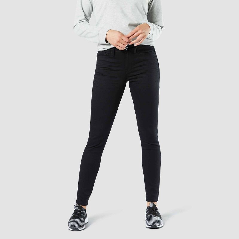 slide 1 of 3, DENIZEN from Levi's DENIZEN® from Levi's® Women's High-Rise Skinny Jeans - Black 6, 1 ct