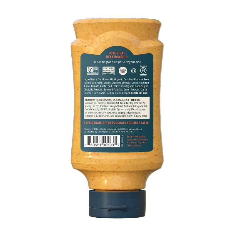 slide 3 of 10, Sir Kensington's Chipotle Mayonnaise - 12 fl oz, 12 fl oz