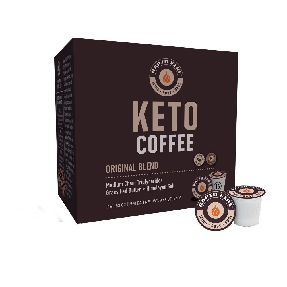 slide 2 of 6, Rapid Fire Coffee Original Light Roast Coffee Pods, 16 ct