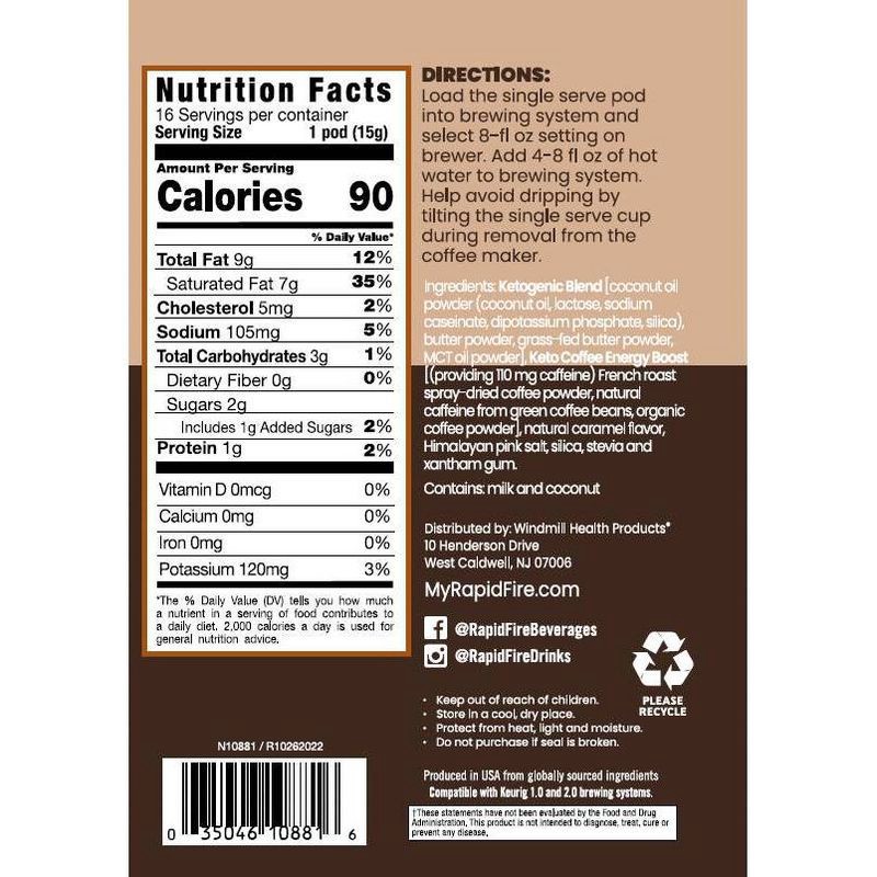 slide 2 of 5, Rapid Fire Coffee Caramel Macchiato Medium Roast Coffee Pods - 16ct, 16 ct