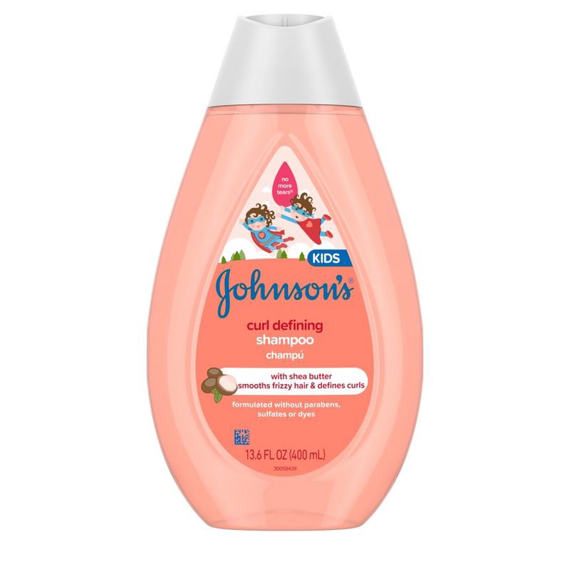 slide 2 of 9, Johnson's Kids Curl-Defining Shampoo, Shea Butter, for Toddler's Hair - 13.6 fl oz, 13.6 fl oz