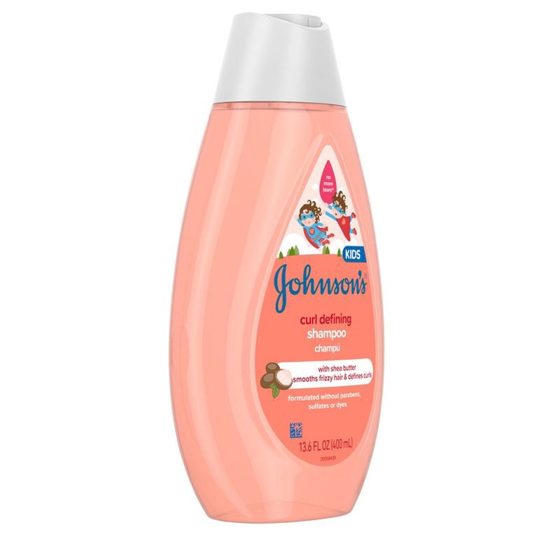 slide 4 of 9, Johnson's Kids Curl-Defining Shampoo, Shea Butter, for Toddler's Hair - 13.6 fl oz, 13.6 fl oz