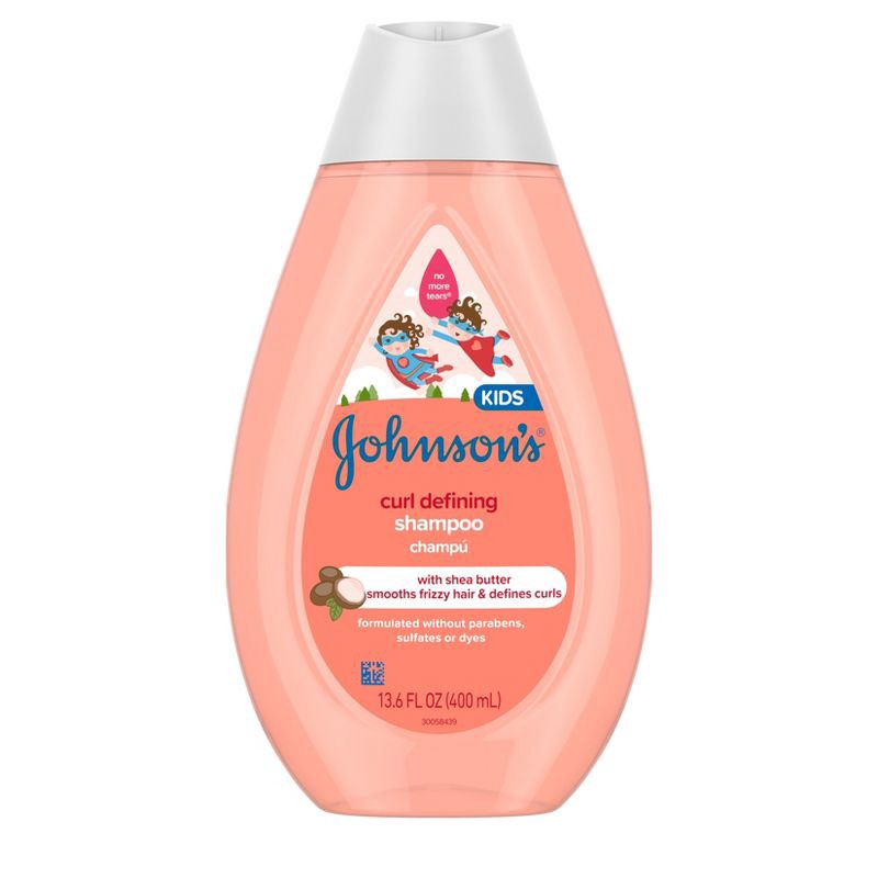 slide 1 of 6, Johnson's Kids Curl-Defining Shampoo, Shea Butter, for Toddler's Hair - 13.6 fl oz, 13.6 fl oz
