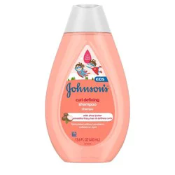 Johnson's Kids Curl-Defining Shampoo, Shea Butter, for Toddler's Hair - 13.6 fl oz: Paraben-Free, Dye-Free, Sulfate-Free, Liquid