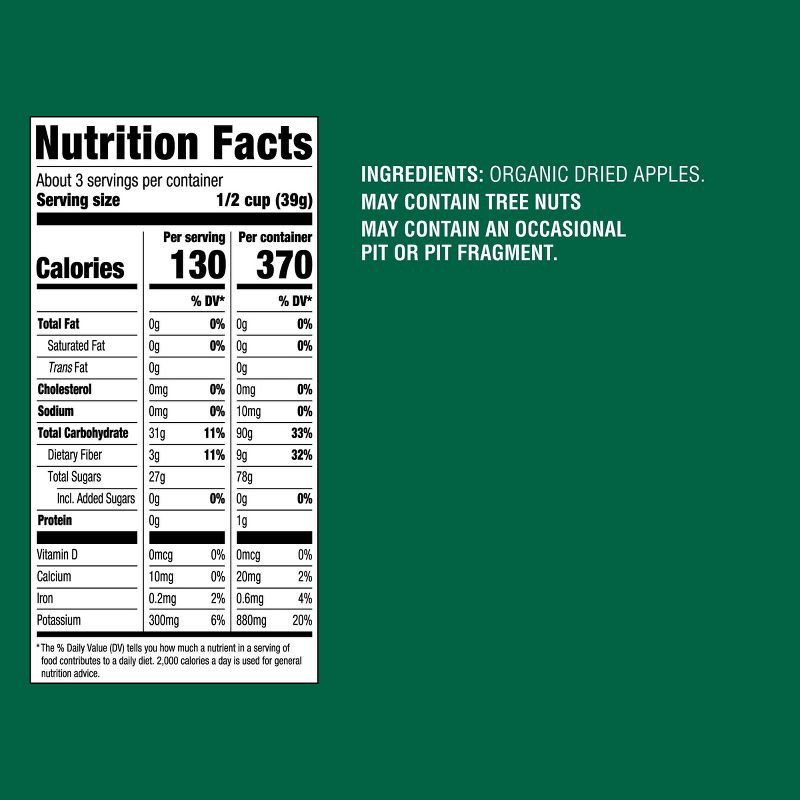 slide 4 of 4, Organic Dried Unsweetened Apple Rings Snacks - 4oz - Good & Gather™, 4 oz
